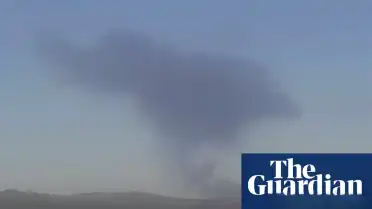 ABD'de B-52 Bombardıman Uçağı Kalkıştan Hemen Sonra Düştü