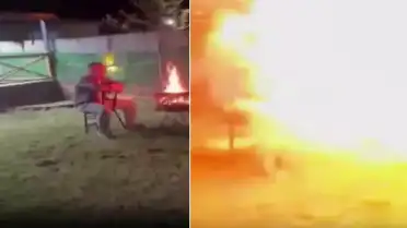 Bursa'da Hobi Bahçesinde Ateş Yakılırken Patlama Oldu