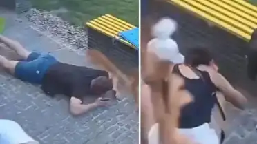 Ukrayna'da Rus Füzelerinin Sivil Yerleşim Yerlerini Hedef Aldığı Anlar Kaydedildi
