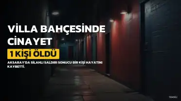 Aksaray'da Villa Bahçesinde Silahlı Saldırı: 1 Ölü