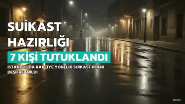 İstanbul'da Organize Suç Örgütü Operasyonu: Rapçi Blok3'e Yönelik Suikast İddiası ve 7 Tutuklama