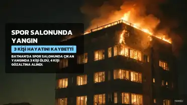 Batman'da Spor Salonu Yangınıyla İlgili 4 Kişi Gözaltına Alındı