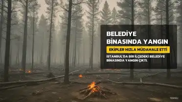 Belediye Binasında Yangın: Ekipler Hızla Müdahale Etti