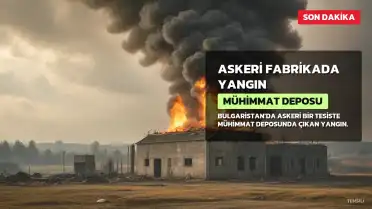 Bulgaristan'da Askeri Fabrikada Yangın: Mühimmat Deposu Alev Aldı