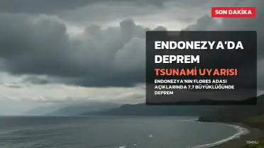 Endonezya'da 7,7 Büyüklüğünde Deprem: Tsunami Uyarısı Yapıldı