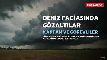 Girne Açıklarında Batan Geminin Kaptanı ve 7 Görevlisi Gözaltına Alındı