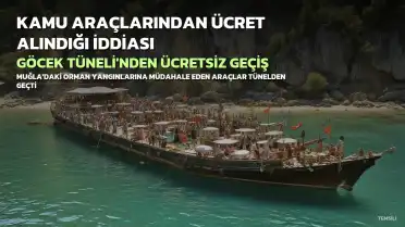 Göcek Tüneli'nden Ücretsiz Geçiş Yaptığı İddia Edilen Kamu Araçları Hakkında Açıklama