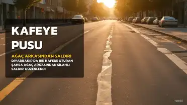 Kafe Önünde Pusu: Ağaç Arkasından Ateş Açıldı, O Anlar Kamerada