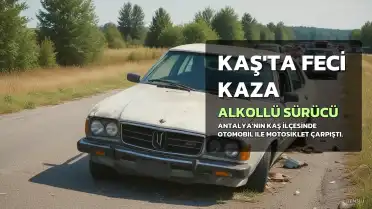 Kaş'ta Trafik Kazası: 1 Ölü, 1 Yaralı