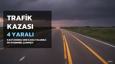 Kastamonu'nun Cide İlçesinde Trafik Kazası: 4 Yaralı