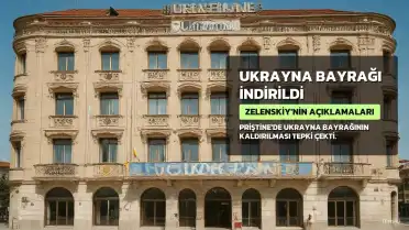 Kosova'da Ukrayna Bayrağının İndirilmesi Tepki Çekti: Zelenskiy'nin Açıklamaları Sonrası Hamle