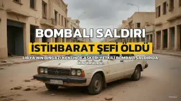 Libya'da Hafter'e Bağlı İstihbarat Şefi Bombalı Saldırıda Hayatını Kaybetti