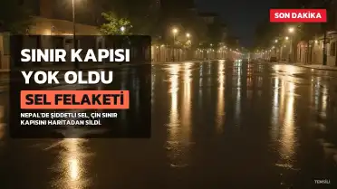 Nepal-Çin Sınır Kapısı Sel Felaketiyle Haritadan Silindi