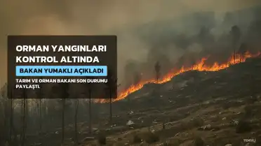 Tarım ve Orman Bakanı İbrahim Yumaklı'dan Orman Yangınları Hakkında Son Durum Açıklaması
