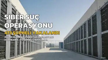 25 İlde Siber Suç Operasyonu: 473 Şüpheli Yakalandı, 286 Kişi Tutuklandı