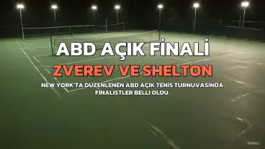 ABD Açık Tek Erkekler Finalinde Zverev ve Shelton Karşı Karşıya