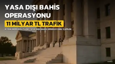 Aydın Merkezli 7 İlde Yasa Dışı Bahis Operasyonu: 11 Milyar TL'lik Para Trafiği Tespit Edildi