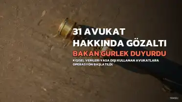 Bakan Gürlek Duyurdu: 31 Avukat Hakkında Gözaltı Kararı, 39 Hukuk Bürosunda Arama
