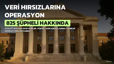 Bakan Gürlek'ten Kişisel Veri Hırsızlarına Operasyon: 825 Şüpheli Hakkında Soruşturma Başlatıldı