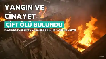 Elazığ'da Yaşlı Çift Cinayetiyle İlgili 2 Şüpheli Gözaltına Alındı