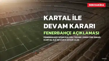 Fenerbahçe'de İsmail Kartal Dönemi Devam Ediyor