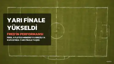 Fred'in 1 gol 1 asistlik performansıyla Atletico Mineiro, Brezilya Kupası'nda yarı finale yükseldi