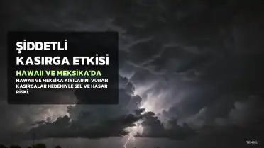 Hawaii Kasırga Nolo Tehdidini Sürdürürken, Meksika'nın Baja Yarımadası Polo Kasırgasıyla Karşı Karşıya