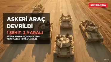 Iğdır'da S.A.i Araç Devrildi: 1 Şehit, 2 Yaralı
