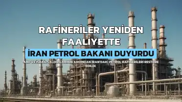 İran'dan Açıklama: ABD ve İsrail'in Saldırdığı Rafineriler Yeniden İnşa Edildi