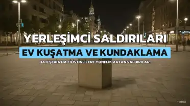 İsrail Yerleşimciler Batı Şeria'da Ev Kuşattı, Tarım Tesisini Ateşe Verdi