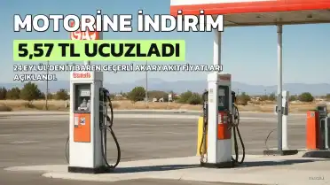 Motorine 5,57 TL İndirim Uygulandı: Benzin ve Otogaz Fiyatları Değişmedi