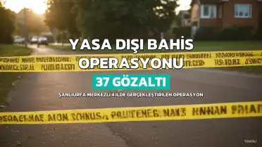 Şanlıurfa Merkezli 4 İlde Yasa Dışı Bahis Operasyonu: 37 Şüpheli Yakalandı, 3 Milyar 915 Milyon TL'lik Hareketlilik Tespit Edildi