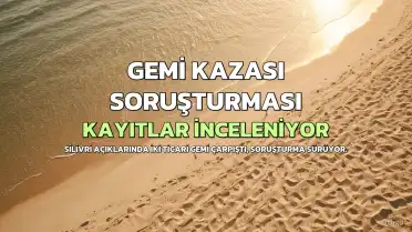 Silivri Açıklarında Gemi Kazası Soruşturması Devam Ediyor