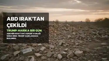 Trump: ABD askerleri Irak'tan çekildi, Amerika için harika bir gün
