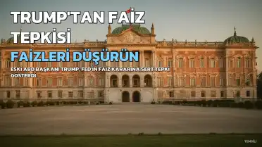 Trump'tan Fed'e Faiz Tepkisi: "Hemen Düşürün"