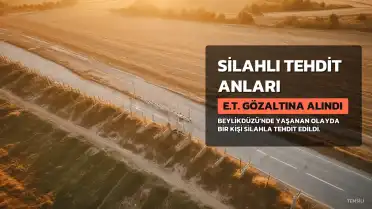 Beylikdüzü'nde Silahlı Tehdit Anları Kamerada: E.T. Gözaltına Alındı