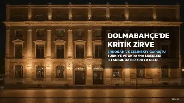Cumhurbaşkanı Erdoğan ve Ukrayna Devlet Başkanı Zelenskiy Dolmabahçe'de Görüştü