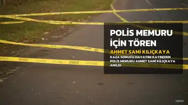 Kaza Sonucu Hayatını Kaybeden Polis Memuru A.S.K. İçin Kayseri'de Tören Düzenlendi