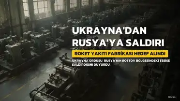 Ukrayna, Rostov'daki Roket Yakıtı Fabrikasına Saldırdığını Duyurdu