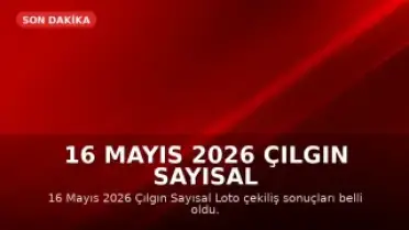 16 Mayıs 2026 Çılgın Sayısal Loto Sonuçları Açıklandı: Büyük İkramiye Devretti