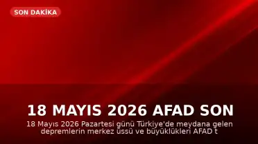 18 Mayıs 2026 AFAD Son Depremler Listesi: İstanbul, Ankara, İzmir ve Diğer İllerde Deprem Oldu Mu?