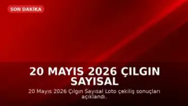 20 Mayıs 2026 Çılgın Sayısal Loto Çekiliş Sonuçları Açıklandı: Büyük İkramiye Devretti