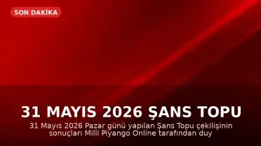 31 Mayıs 2026 Şans Topu Çekiliş Sonuçları Açıklandı: Büyük İkramiye 46 Milyon TL