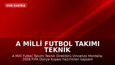 A Milli Futbol Takımı Teknik Direktörü Vincenzo Montella'dan Dünya Kupası Hedefleri Açıklaması
