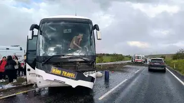 Aksaray'da Otobüs Kazası: 16 Yaralı