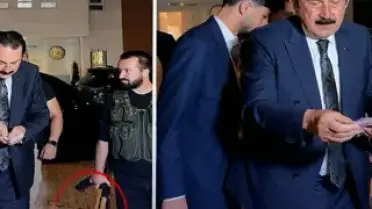 Aşiret Lideri İskender Ertuş'a Uzun Namlulu Silahlarla Koruma