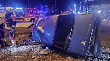 Bandırma'da Trafik Kazası: Bir Kişi Hastaneye Kaldırıldı