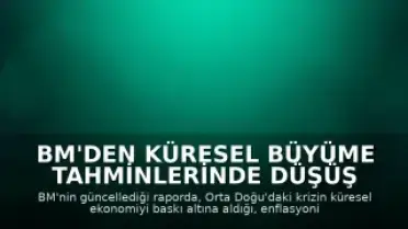 BM'den Küresel Büyüme Tahminlerinde Düşüş Raporu