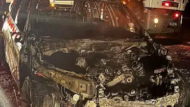 Bolu'da Seyir Halindeki Otomobil Alev Aldı, Kullanılamaz Hale Geldi