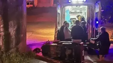 Boyabat'ta Motosiklet Kazası: Sürücü Ağır Yaralandı